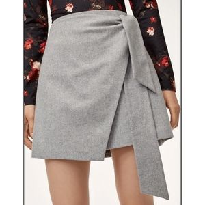 Aritzia Wilfred wrap front skirt